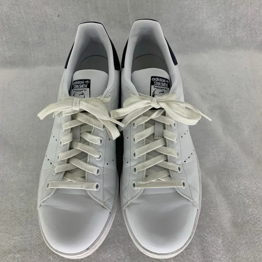 Adidas Stan Smith Tennis Shoes Sneaker White Lace Up Women - Picture 6 of 10